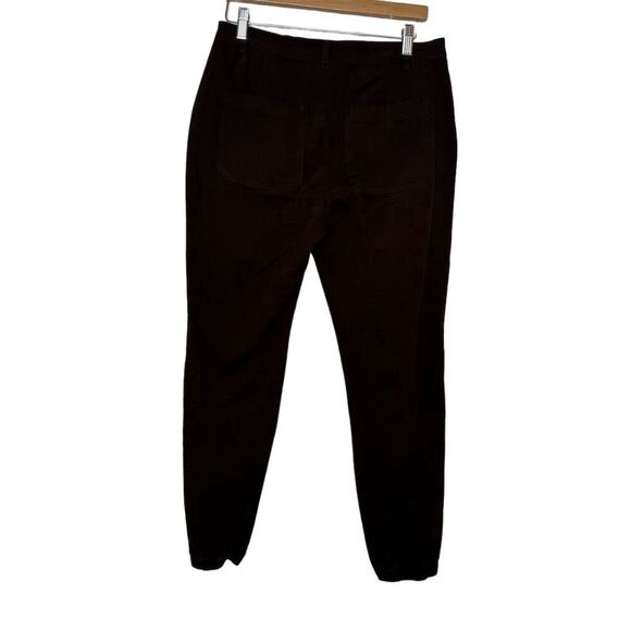 Good Hart Womens Casual Cotton Jogger Pants Size 6 Brown Stretch Office Festival - Picture 4 of 15